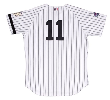 2008 Brett Gardner New York Yankees Game Worn Jersey (Steiner)